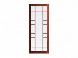 French door inserts 3d model preview