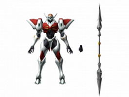 Tekkaman Blade D-Boy 3d model preview