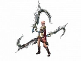 Dissidia Final Fantasy - Warrior of Light 3d model preview