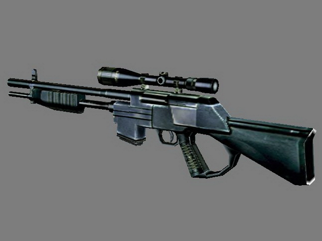 M24 sniper rifle 3d rendering