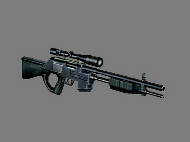 M24 sniper rifle 3d rendering