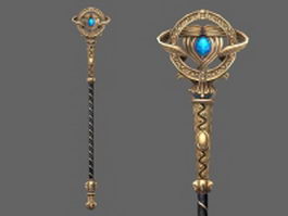 Prefect's staff of dedication 3d model preview
