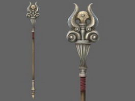 Blessed Staff of Breezes 3d model preview