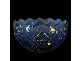 Stained glass vase 3d model preview