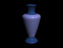 Decoration floor vase 3d model preview