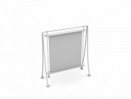Floor picture frame stand 3d model preview
