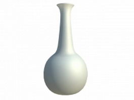Porcelain pot tableware decorative 3d model preview