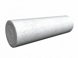 Crepe roller bandage 3d model preview