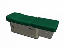 Medical examination table 3d preview