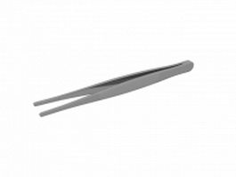 Thumb forceps 3d model preview