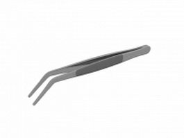 Surgical forceps 3d model preview