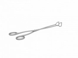 Surgical sponge forceps 3d model preview