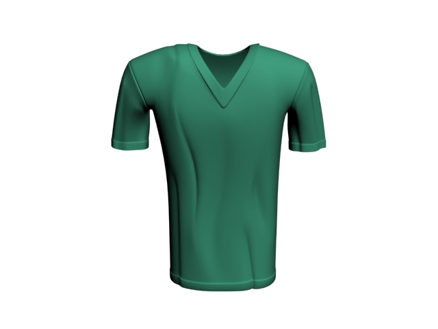 Hospital gown 3d rendering