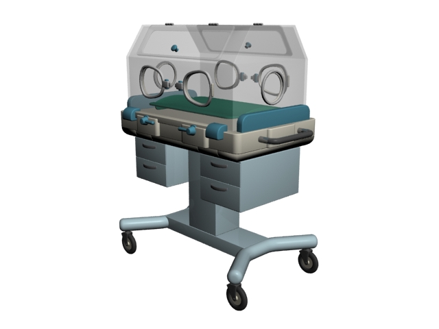 Infant incubator 3d model 3dsMax files free download