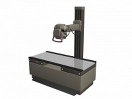 X-ray radiography machine 3d model preview