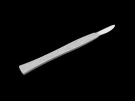 Surgical scalpel 3d model preview