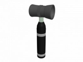 Skin surface microscope 3d model preview