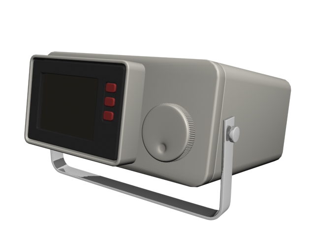 Small medical monitor 3d rendering