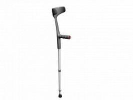 Forearm crutch 3d model preview
