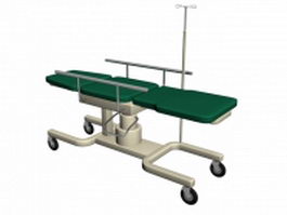 Ultrasound table 3d model preview