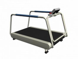 Exercise treadmill 3d model preview