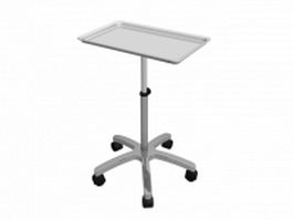 Medical tool stand 3d model preview