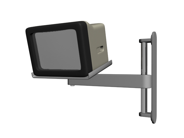 Hospital monitoring equipment 3d rendering