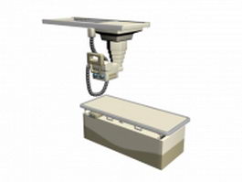 Medical x-ray machine 3d model preview