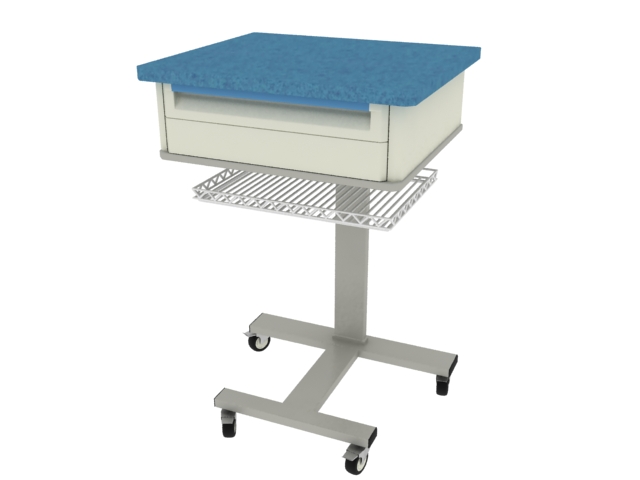 Surgical surgery cart 3d rendering