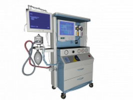 Hemodialysis machine 3d model preview