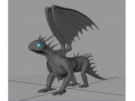 European dragon 3d model Object files free download - modeling