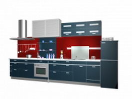 Kitchen Extractor Hood 1 3D model