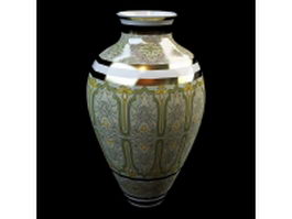 Interior decoration vase 3d model preview