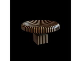 Zebra pattern vase 3d preview