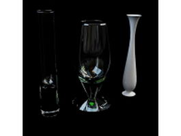 Tall vase sets 3d preview