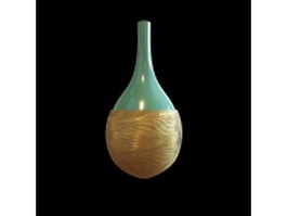 Ceramics gourd vase 3d model preview