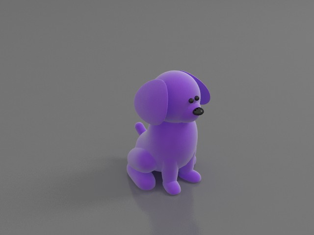Stuffed toy dog 3d model 3ds max files free download