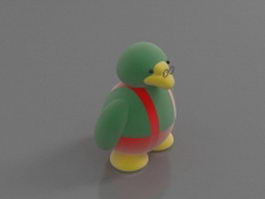 Stuffed toy duck 3d preview
