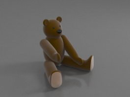 Teddy bear toy 3d model preview