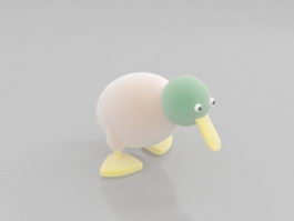 Soft toy duck 3d preview