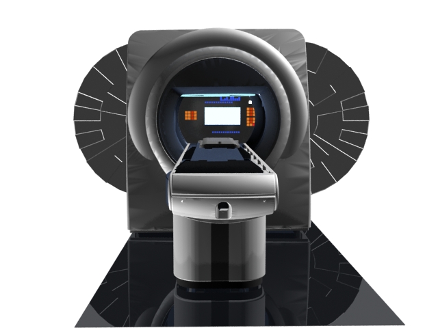 CT scanner equipment 3d rendering
