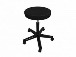 Medical task stool 3d model preview