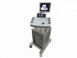 Siemens ultrasound instrument 3d model preview
