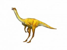 Jurassic park parasaurolophus 3d model preview