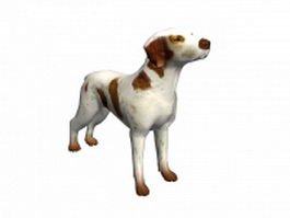 Pet dog 3d model preview