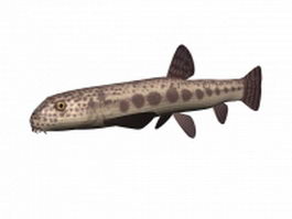 Freshwater fish 3d model preview