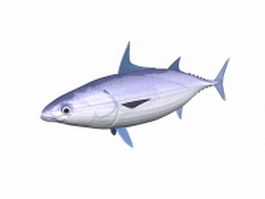 Skipjack tuna 3d model preview
