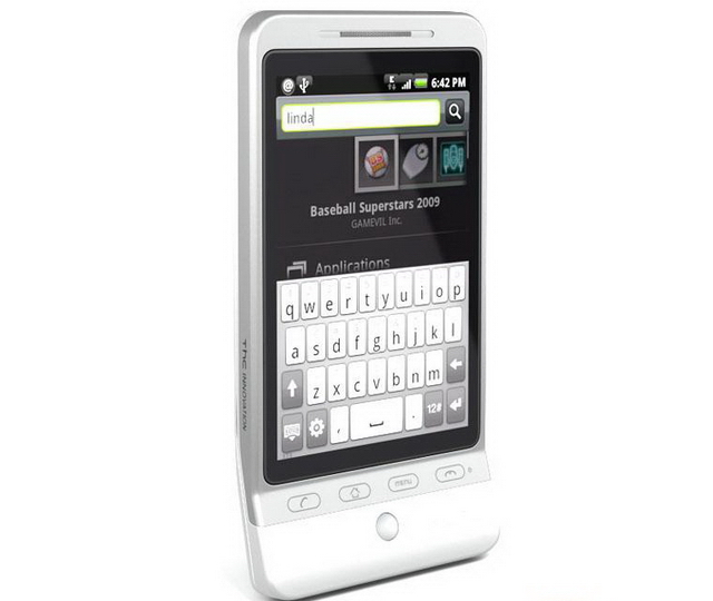 HTC Hero G3 3d rendering