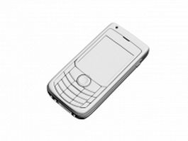 Low-end mobile phone 3d model preview