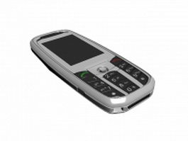 Feature phone 3d model preview